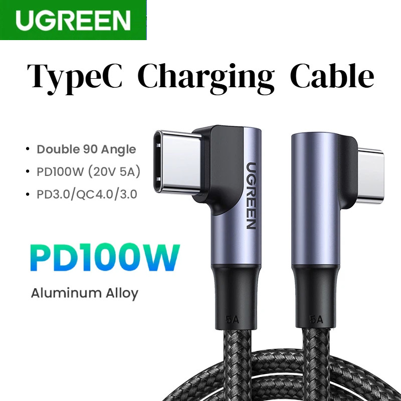 UGREEN สาย TypeC PD100W Usb C to Usb C สายชาร์จสําหรับ Samsung Fast Charge Cable
