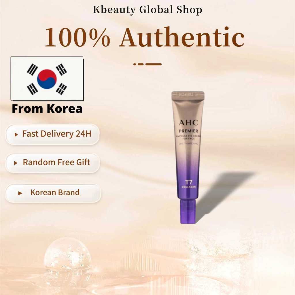 [AHC] Ampoule Eye Cream for Line Tightening 12ml/Tighten and Fade Fine Lines, Hydrate and Anti-Age