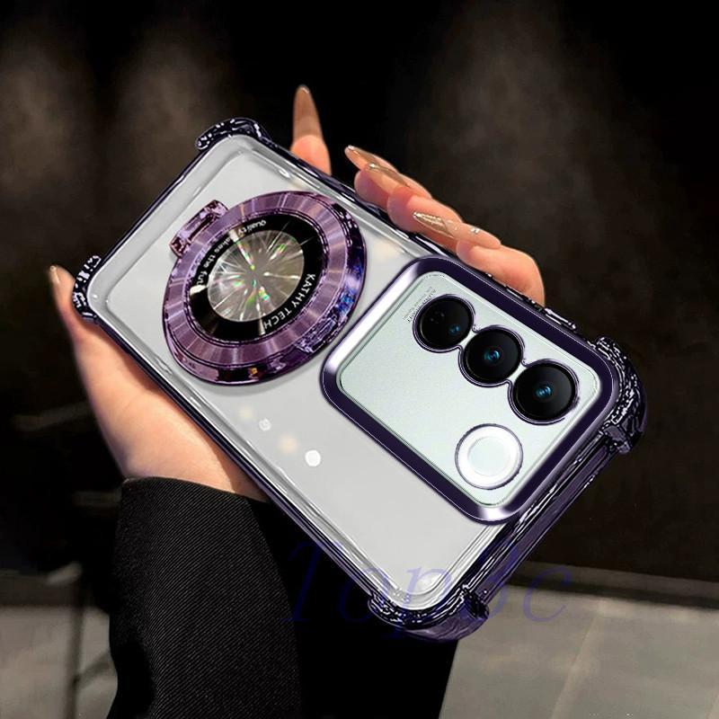เคส Vivo V27 เคสโทรศัพท์ใสป้องกันการตก CDSJ