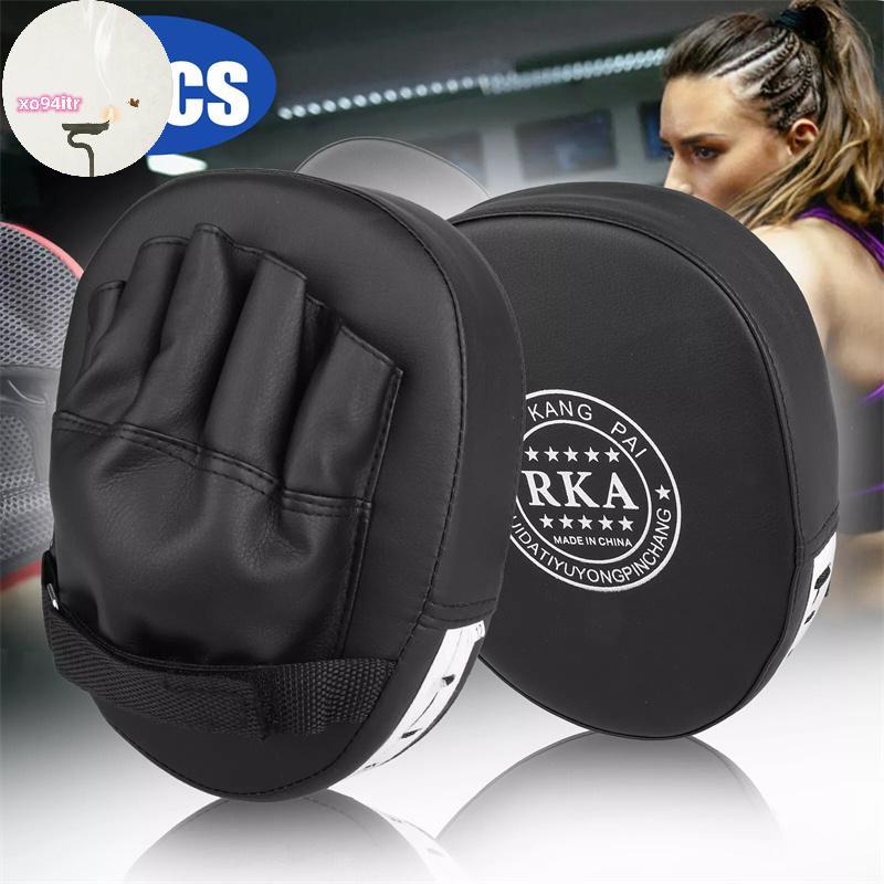 XOITR 2 ชิ้น/ล็อต Ki นวมชกมวย Pad Punch เป้าหมายกระเป๋าผู้ชาย MMA PU คาราเต้มวยไทยฟรีต่อสู้ Sanda กา