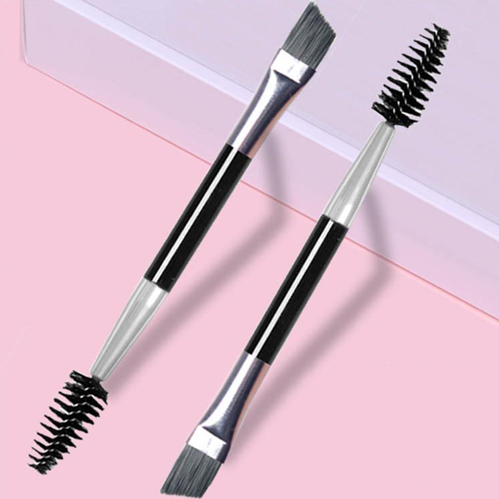 เครื่องมือแปรงแต่งหน้าคิ้วและขนตา Double Head Pro O6v7