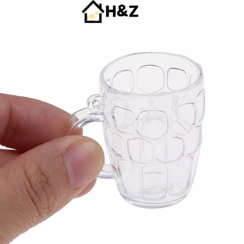 H&Z 5 ชิ้น 1:12 Dollhouse Miniature ถ้วยเบียร์พลาสติก thumbnail 5