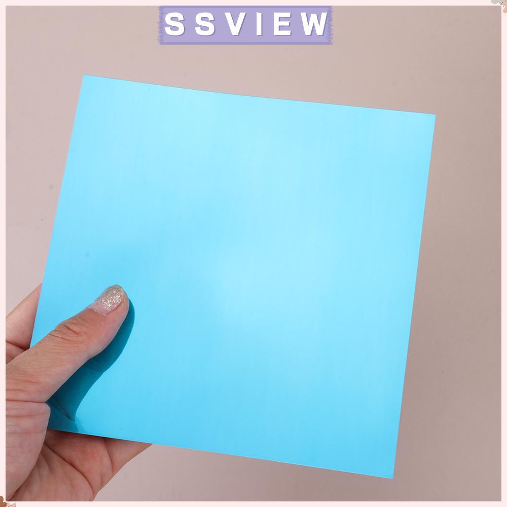 สติ๊กเกอร์กระจกกระจกกระจก STILLSAVIEW DIY กระจกนุ่มบางเฉียบ
