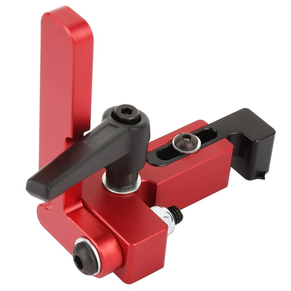 75 ประเภท Miter Track Stop,โลหะผสมเหล็ก T-Tracks งานไม้ Miter Track Saw รั้ว 75 Chute Stopper T-Slot