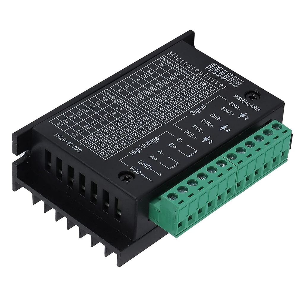 Generic Micro Step Driver Tb6600 Stepper Motor Driver วัสดุ Abs Encoding Driver Nema 11 Controller S