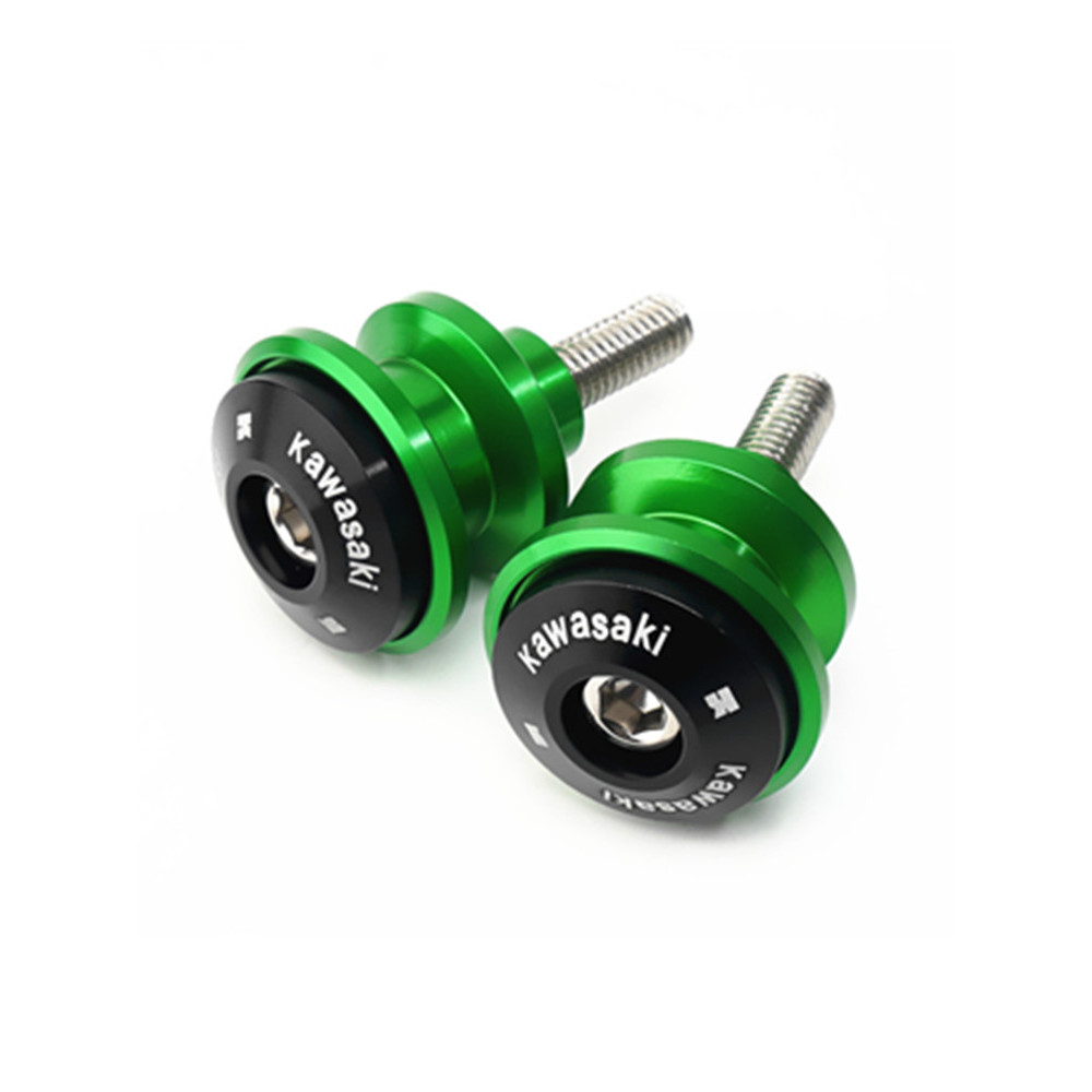 B b.เหมาะสําหรับรถจักรยานยนต์ Kawasaki ZX4R ZX4RR ดัดแปลงล้อหลังอลูมิเนียมรถกระบะสกรูอุปกรณ์เสริมรถจ