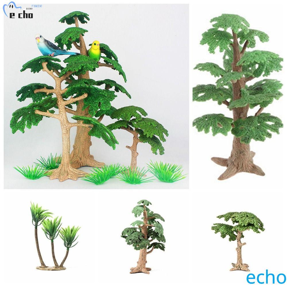 PIVOT จําลอง Cypress, Cypress พลาสติกมะพร้าว Tree, DIY Vivid Mini Pine Trees ภูมิทัศน์ต้นไม้บ้าน