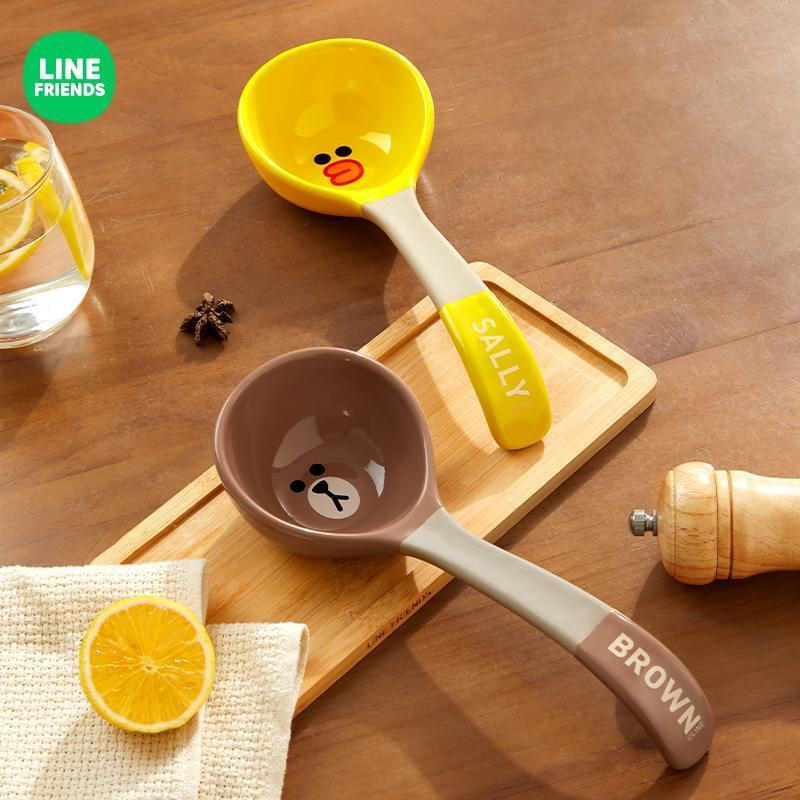 ร้อนขาย เส้น เพื่อน ช้อนซุปเซรามิกครัวเรือนด้ามยาวข้าวโจ๊กช้อนอาหารเกรดช้อนข้าวสไตล์ญี่ปุ่นซุปขนาดให
