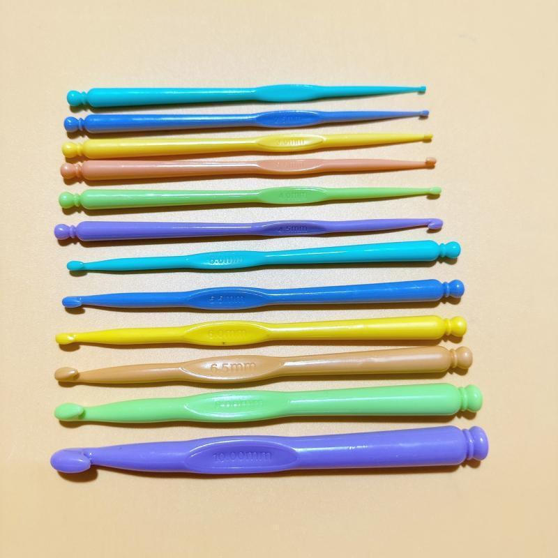 New Product#Afghan Crochet Long Needle Scarf Knitting Needle Set Sweater Aluminum Alloy Crochet Need