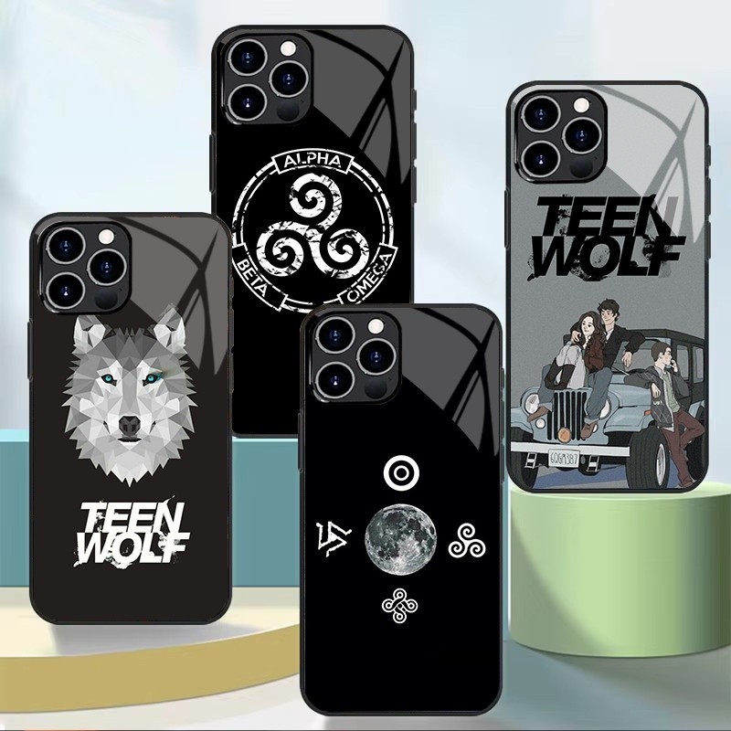 Teen Wolf 02 กระจกนิรภัยเคสโทรศัพท์สําหรับ Iphone 11 12 Mini 13 14 Plus 15 16 Pro Max Cover