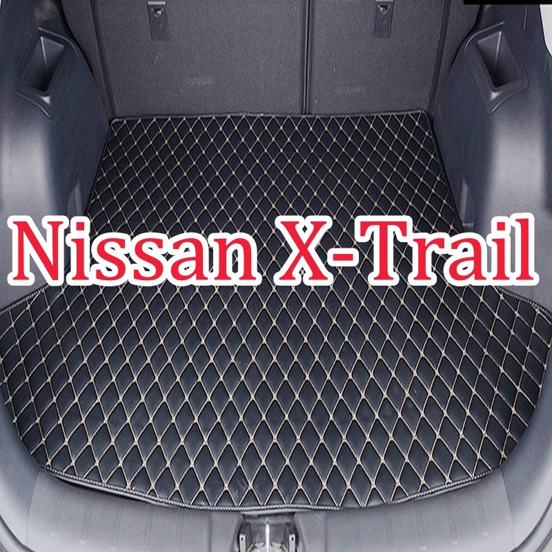 [สต๊อกพร้อมส่ง] Nissan X-Trail พรมปูท้ายรถหนังเทียม PU ตรงรุ่น กันน้ำ กันลื่น กันเปื้อน Boot Tray Ca