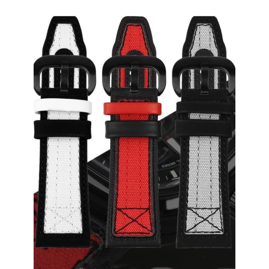 เหมาะสําหรับ Sevenfriday Seven Friday P3C/04 09 07 สายนาฬิกาผ้าใบสายรัดข้อมือหนังไนลอน