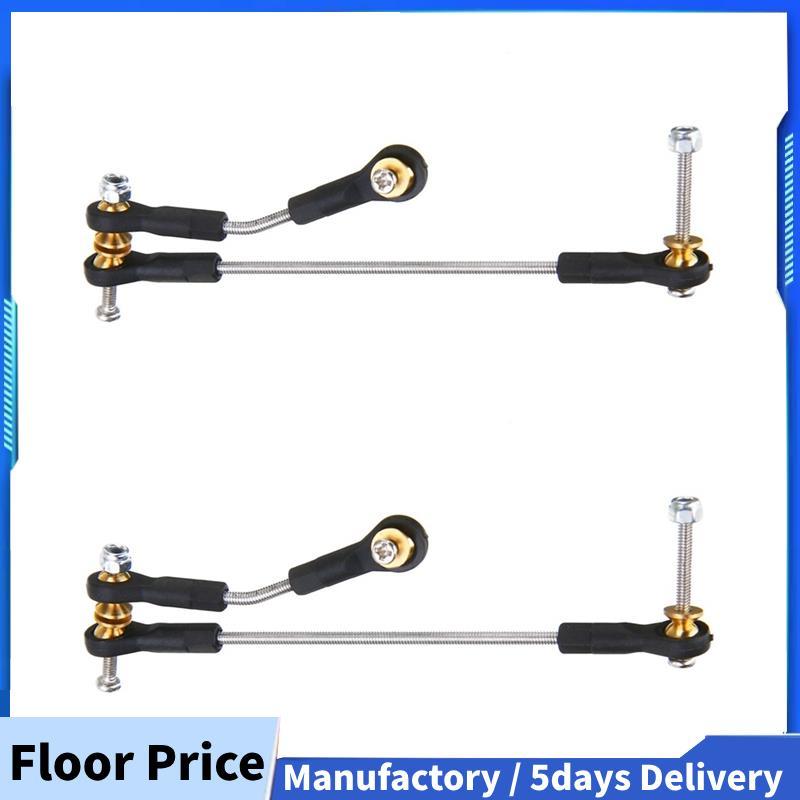 2 ชุดพวงมาลัย Link Servo Link Rod พวงมาลัยสําหรับ C14 C24 C34 B1 B14 B24 B16 B36 1/16 RC รถอะไหล่