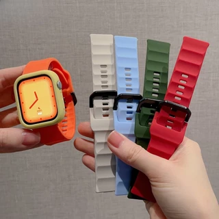 2in1 สายนาฬิกา + กรณี Combo For Huawei Watch Fit3 4/Pro,ซิลิโคนเหลว Soft Strap พร้อมเปลือกนุ่มสํ