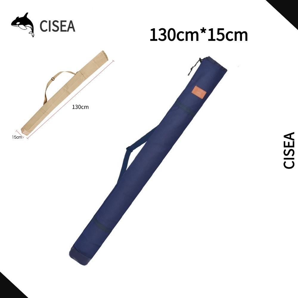 CISEA F438 กระเป๋าเก็บคันเบ็ดผ้าใบ หนาพิเศษกันกระแทก พับพกพาสะดวก สำหรับใส่คันเบ็ด ร่มตกปลา อุปกรณ์ตกปลาอื่นๆ อเนกประสงค์ แข็งแรงทนทาน