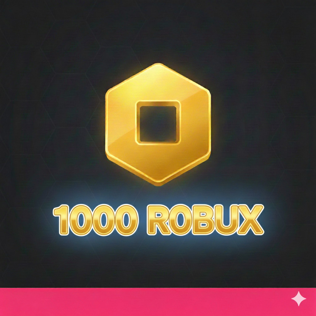 Roblox 1000 Robux เติมโรบักซ์ (Roblox) ราคาถูก ส่งจริง  ขนาด10x10