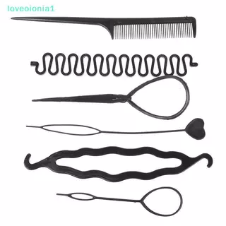 loveoionia1 6 ชิ้น/เซ็ตเด็ก Curler ผม Braid บํารุงรักษาเกลียว Twist เครื่องมือจัดแต่งทรงผม IA