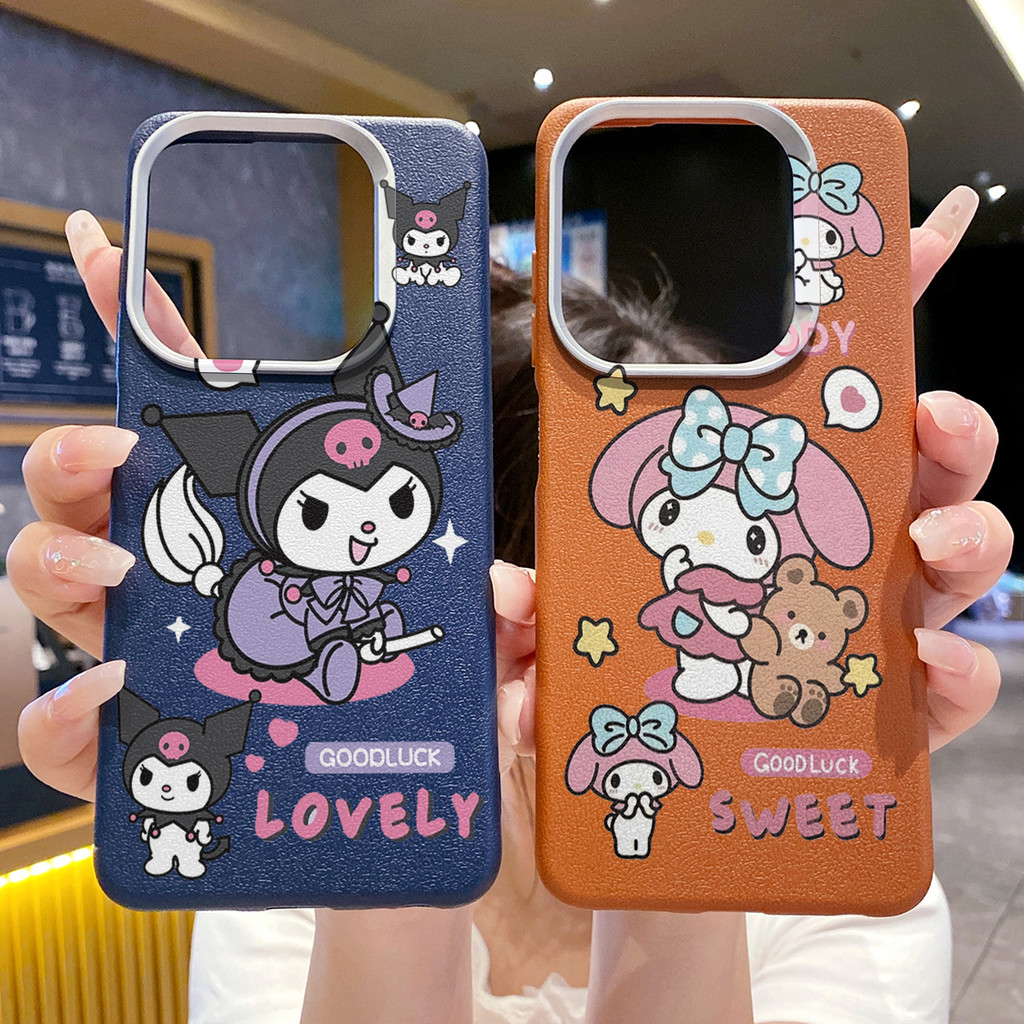 เข้ากันได้กับ Infinix Hot 60i 50i 40i 40 Pro 30i Play สมาร์ท 10 9 8 น่ารัก Kuromi Case Anti Drop Cov