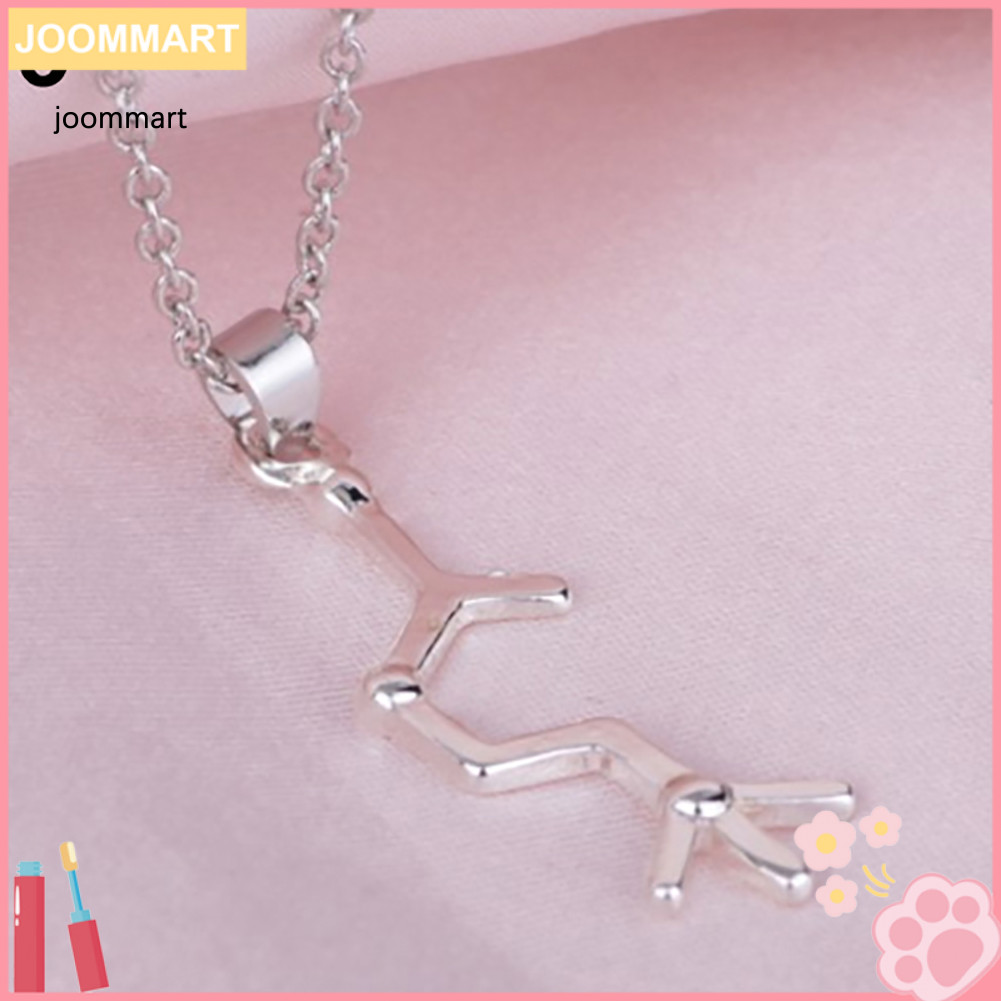 [Jm] DNA Serotonin Dopamine Acetylcholine Biochemistry สร้อยคอจี้โมเลกุล