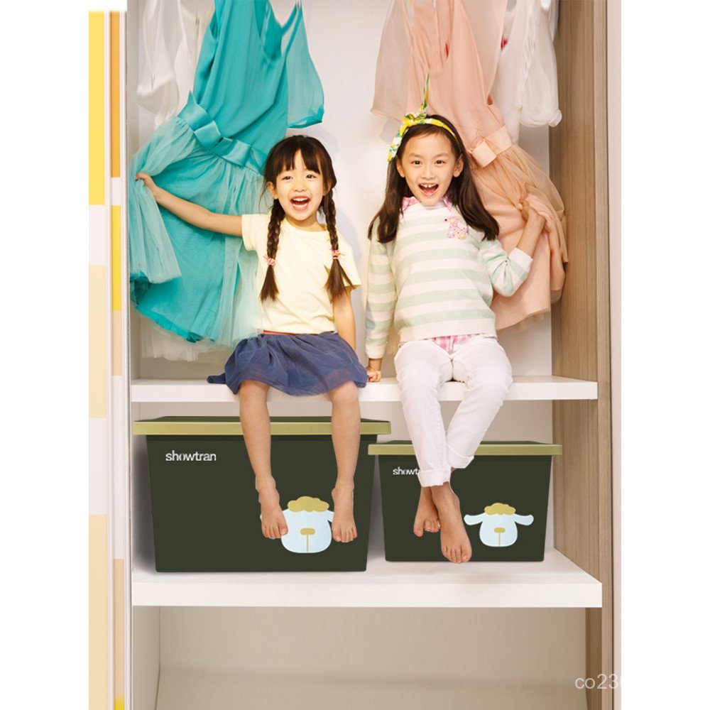 Tidy-up กลางแจ้งหนากล่องเก็บขนาดใหญ่พิเศษ T9J5 ครัวเรือนขนาดใหญ่-ความจุเสื้อผ้าพลาสติกปิดผนึกขายส่งก