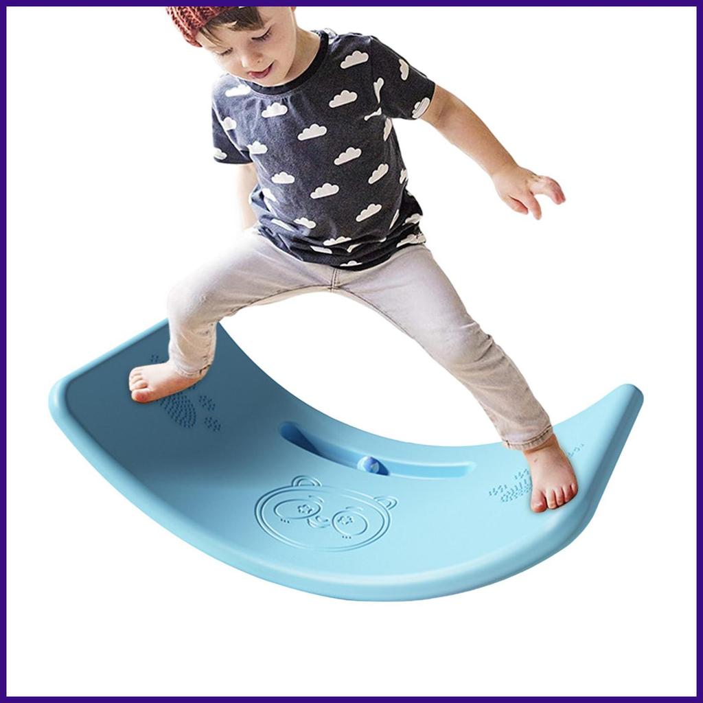 Wobble BALANCE BOARD โค้งลื่น Wobble BOARD Bouncy Ball สนุกโยคะ Curvy Board BALANCE การฝึกอบรม ewoek