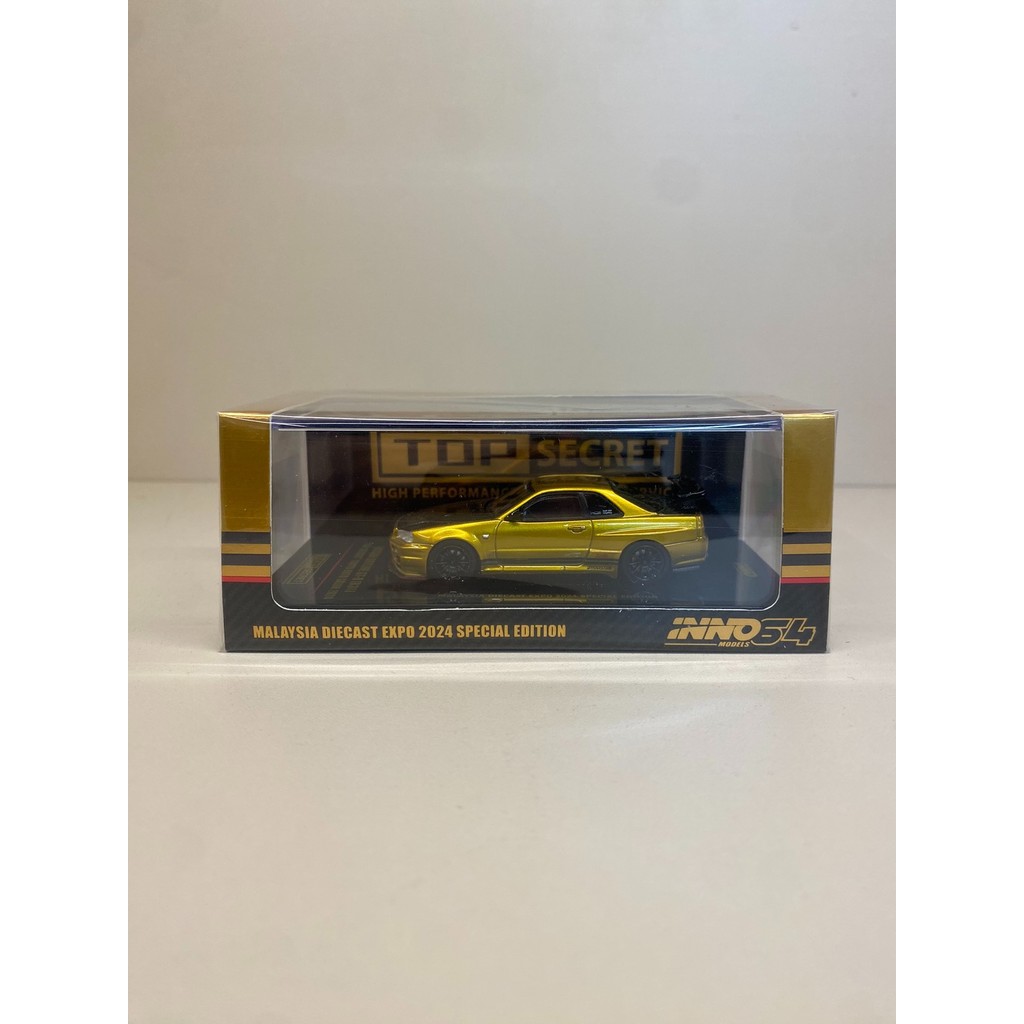 Inno R34 Top Secret Modified Version ยี่ห้อใหม่ยังไม่ได้เปิด Refreshing Malaysia Limited 1/64 inno N