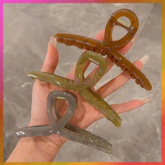 Taian กิ๊บติดผม แบบใส สไตล์เรโทร สําหรับติดผม เรียบง่ายและมีสไตล์ แฟชั่นทันสมัย