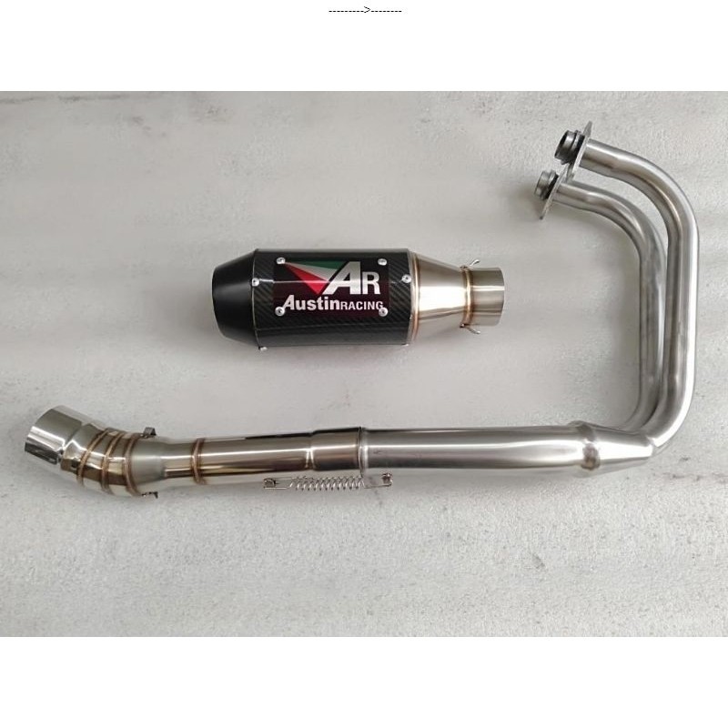 MX Exhaust Austin racing Undebelly Ninja 250 Fi Ninja 250 RR Ninja 250 Sl R25 Z250 MT25 CBR 250RR