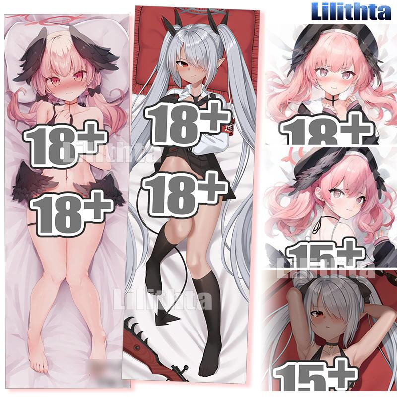 Dakimakura ปลอกหมอน Blue Archive Iori Kagami และ Koharu Shimoe Body-pillow Cover Custom Made