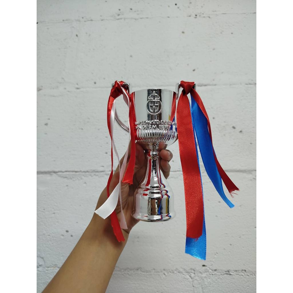 ถ้วยฟุตบอลขนาดเล็ก Copa Del Rey 15 ซม.อุปกรณ์เสริมฟุตบอล Champion Limine Yamal Copa Del Reiy ฟุตบอล 