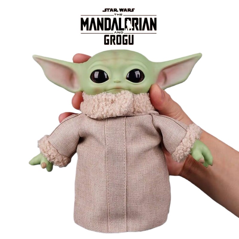 Star Wars: Mandalorian และ Grogu Mini Grogu PVC ของเล่นตุ๊กตาจี้พวงกุญแจตุ๊กตาสําหรับแฟนๆเด็กผู้ใหญ่
