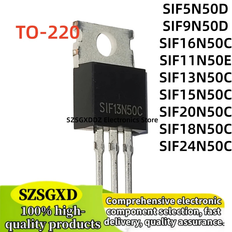 5PCS SIF5N50D SIF9N50D SIF11N50E SIF18N50C SIF20N50C SIF13N50C SIF15N50C SIF16N50C SIF24 ทรานซิสเตอร