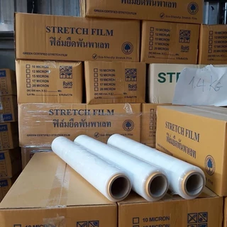 ฟิล์มยืดพันพาเลท ฟิล์มห่อของ สีใส 12 ม้วน ยาว 200 เมตร สเตรชฟิล์ม ราคาส่งโรงงาน พร้อมส่ง Pigbox
