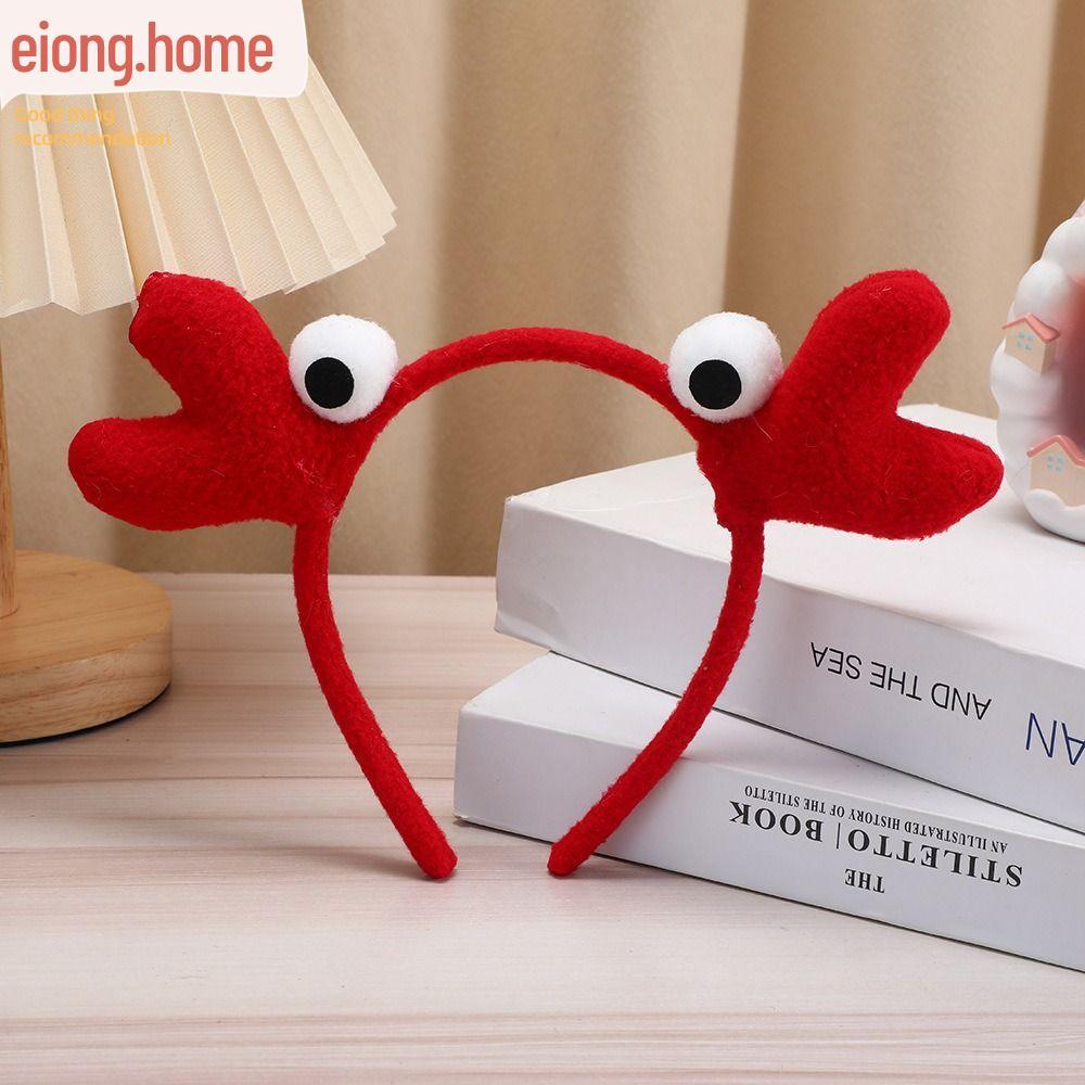 EIONG Crab เครื่องประดับผม, การ์ตูน Simple Crab Headband, ตลกปาร์ตี้ Prop อเนกประสงค์ Crab Claw และ 