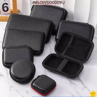 MELODYGOODS1FJ กล่องเก็บอุปกรณ์ดิจิตอล, กระเป๋าใส่หูฟังที่ทนทานทนต่อการสึกหรอ, ฝาครอบป้องกันฮาร์ดไดรฟ์แบบพกพา EVA สากลคุณภาพสูง