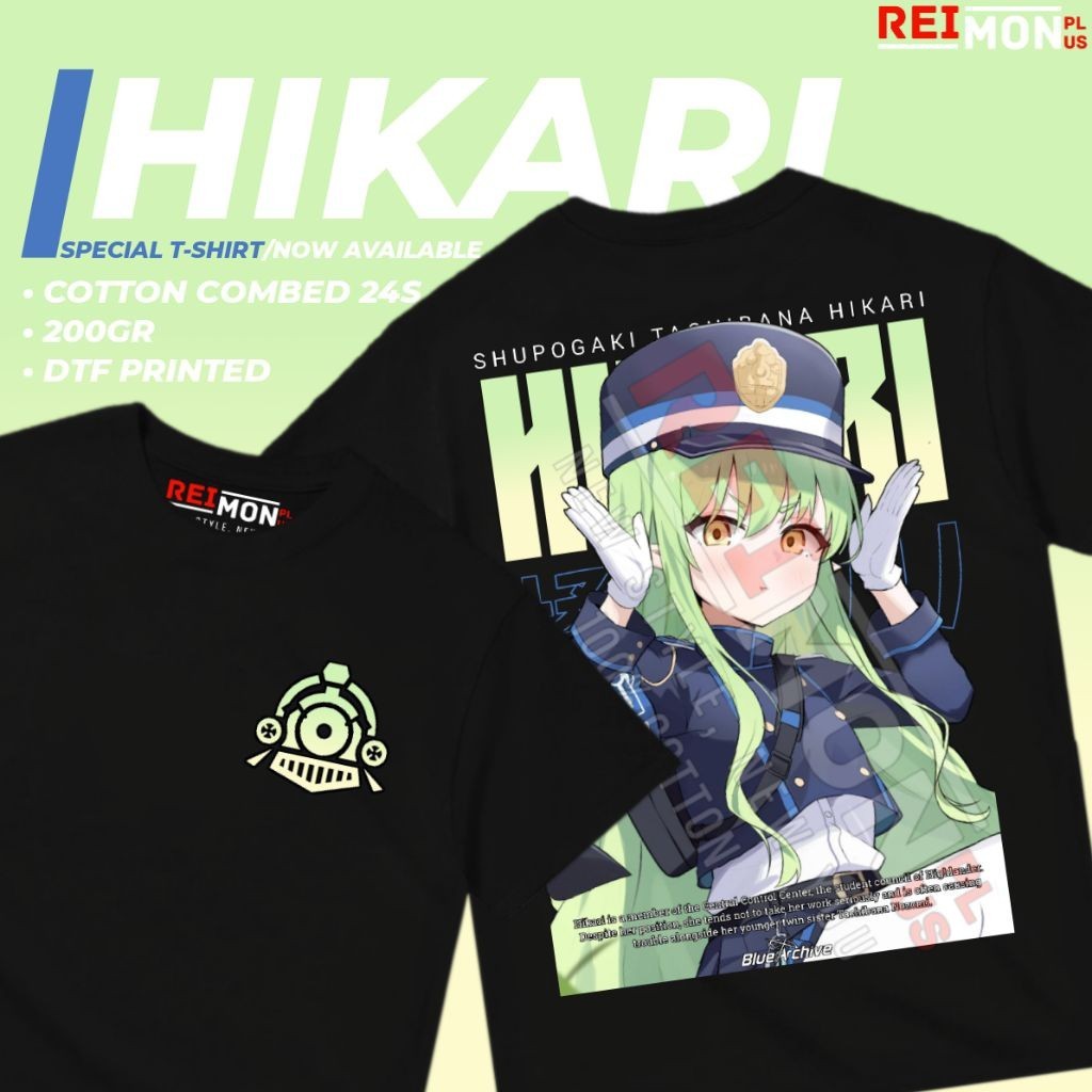 【เตรียมจัดส่ง】เสื้อยืดเกม Tachibana Hikari Blue Archive 2026