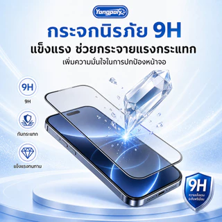 ฟิล์มกระจกเต็มจอด้าน ESD กันไฟฟ้าสถิตย์ กันนิ้วมือ สำหรับ iphone 16PROMAX 15PRO 14PROMAX 13PRO 12 XR 11 11PROMAX XMAX 13