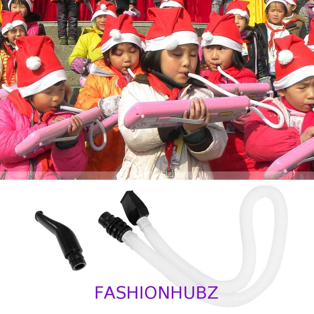 FASHIONHUBZ Melodica ยืดหยุ่นหลอด, ยืดสกุลเงิน Melodica หลอดปาก, เครื่องดนตรีเปลี่ยนเรซิ่นความปลอดภัย Pianica Mouthpiece Blowpipe