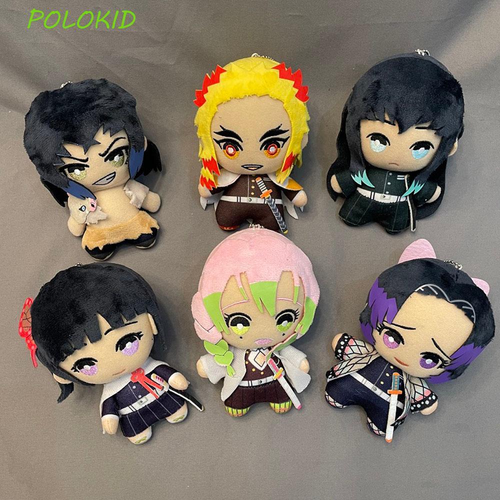 POLOKID ตุ๊กตาของเล่น Inosuke ญี่ปุ่นอะนิเมะของขวัญ Giyuu Tanjirou Kimetsu ไม่มี Yaiba ตุ๊กตาเครื่อง