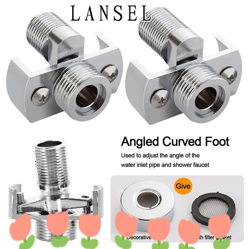 LANSEL1 Eccentric Screw Corner Shower Mixer Tap Connecting Accessories Decorative Cover Dardware Sho
