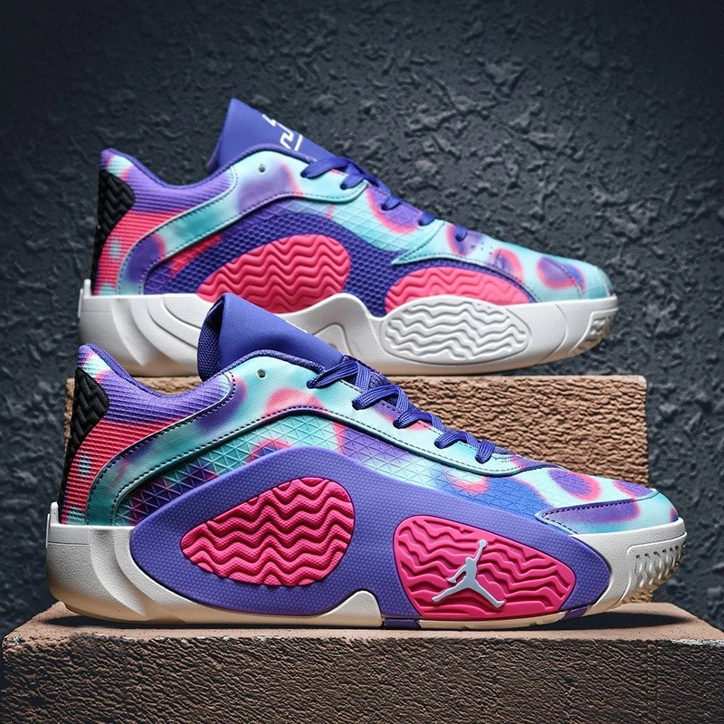 รองเท้าต่ำสำหรับผู้ชาย Jayson Tatum 2 JORDAN รองเท้าบาสเกตบอลพร้อมกล่อง