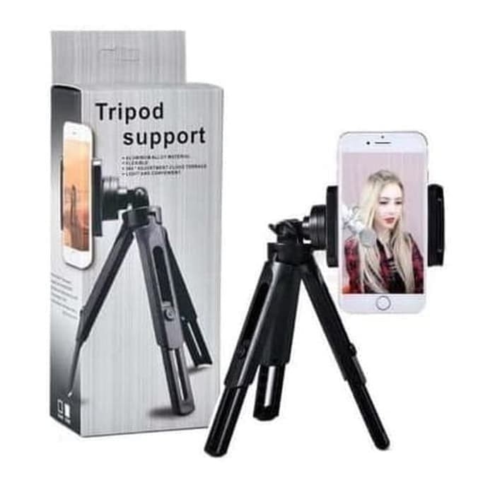 HP MINI TRIPOD 01 / HD30 - MINI TRIPOD สําหรับกล้องโทรศัพท์ RINGLIGHT PHOTOGRAPHY LAMP ฟรี HOLDER U 