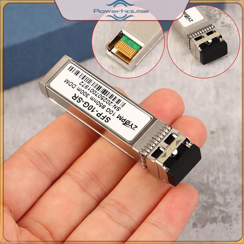 POWER 10G SR SFP+ LC Transceiver 850nm MMF Multimode SFP โมดูลสูงสุด 300 ม. สําหรับ Cisco SFP-10G-SR