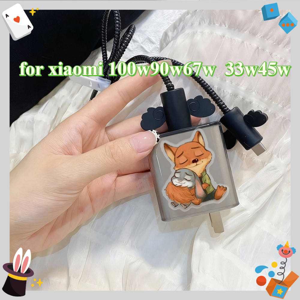 ใช้งานร่วมกับสําหรับ xiaomi 17 Promax 100W MDY-18-EW/MDY-19-ER น่ารัก Judy และ Nick Charger สําหรับ 