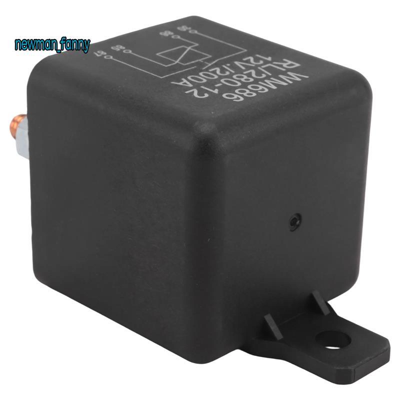 แบตเตอรี่ Isolator รีเลย์ 12V 4-Pin WM686 รีเลย์รถเปิด/ปิดสวิทช์ปกติเปิดรีเลย์ RL/280 200A