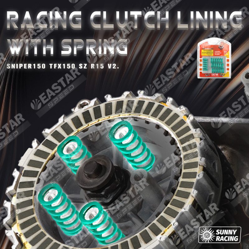ยางสายคลัทช์ Racing + สปริง เรซซิ่ง เสริมแรงดึง ใส่แล้วเร่งเร็วขึ้น! สำหรับ Sniper150