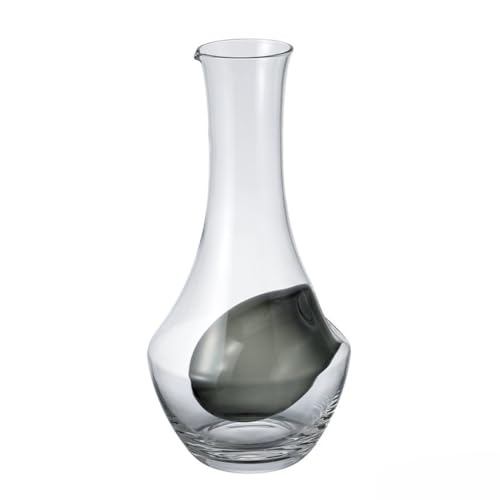 HARIO CKF-2T-GR Cool Carafe N 360ml Gray Soda Glass Sake Wine Decanter with Ice Pocket