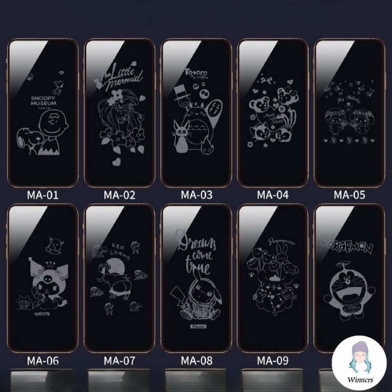 การ์ตูน Cinnamoroll Anti-Peeping กระจกนิรภัยป้องกันหน้าจอสําหรับ IPhone 17 16 15 14 13 ProMax HD ป้องกันการระเบิด Anti ลายนิ้วมือหน้าจอเกมเฉพาะป้องกันฟิล์ม ราคา ถูกที่สุด ดีลบีเคเค แกลเลอรีภาพที่ 4