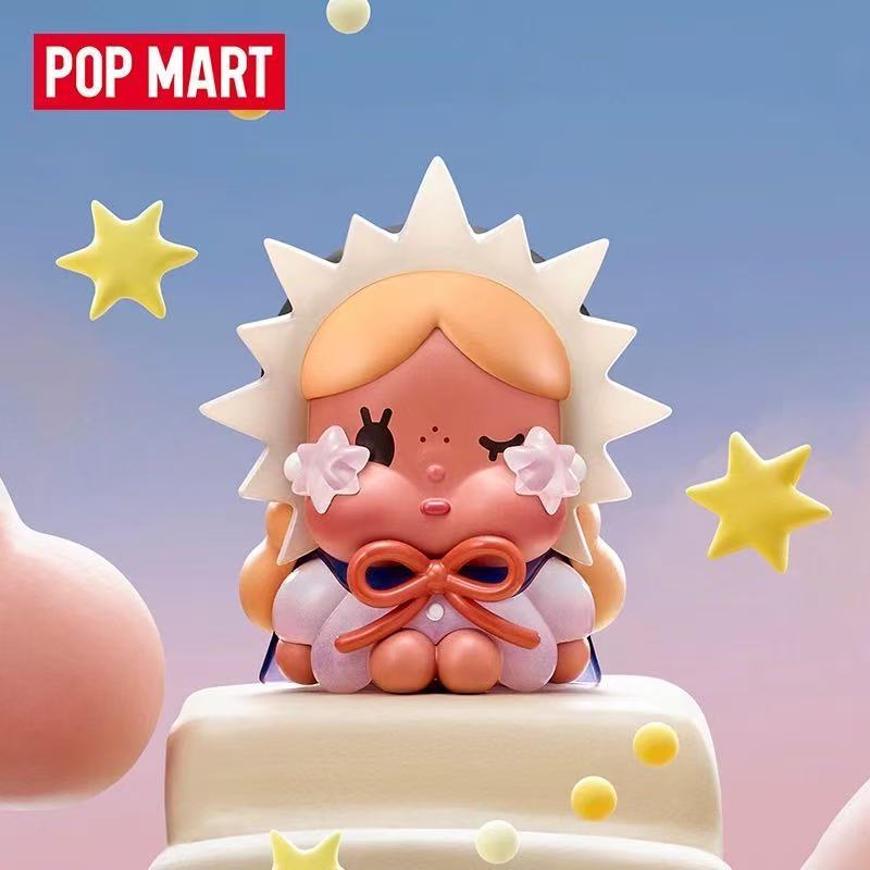 POPMART POPMART CRYBABY Runaway Moon นั่ง Series Figure-Made Mystery Box ของขวัญตกแต่ง - รูปที่ 3