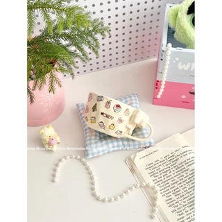 แก้วมัค แก้วกาแฟแก้วคริสต์มาส ลายkittyคริสต์มาส โบว์🎀3D ของขวัญคริสต์มาส วัสดุเซรามิก พร้อมส่ง
